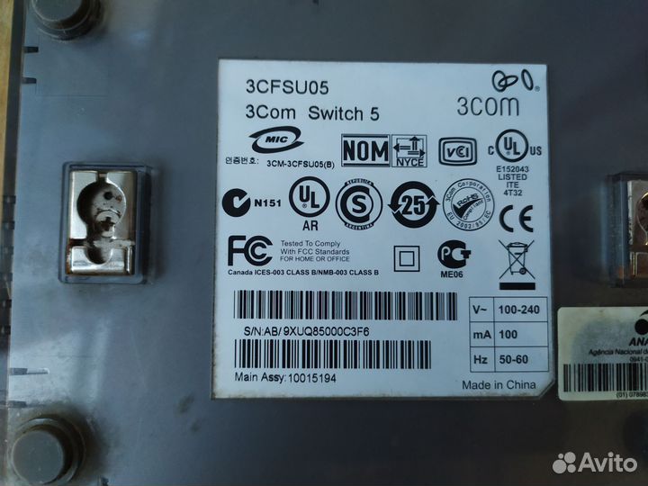 Коммутатор 3COM 3cfsu05