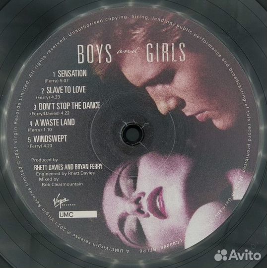 Винил Bryan Ferry – Boys And Girls