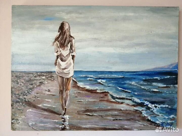 Картина маслом, смешанная техника