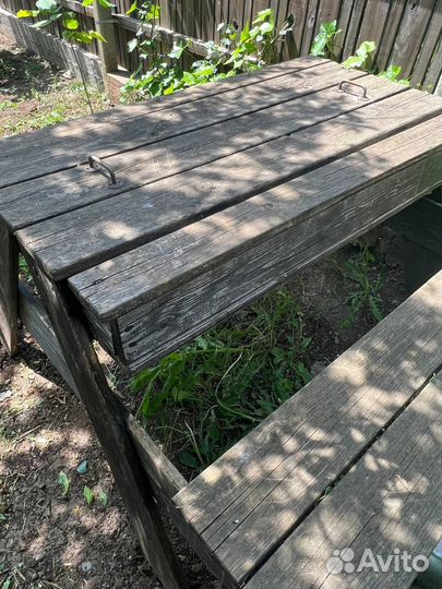 Песочница с крышкой деревянная