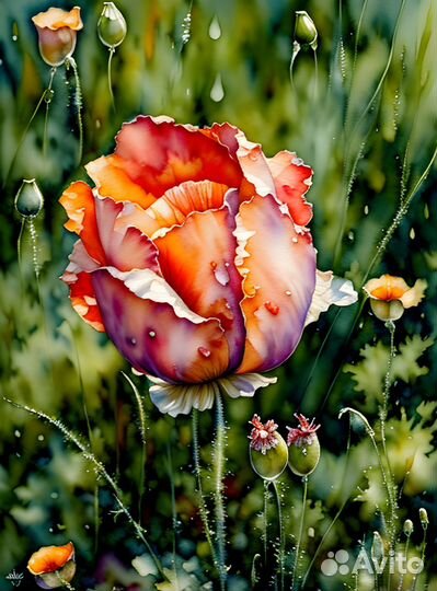 Картины маслом абстракция. Музыка весны