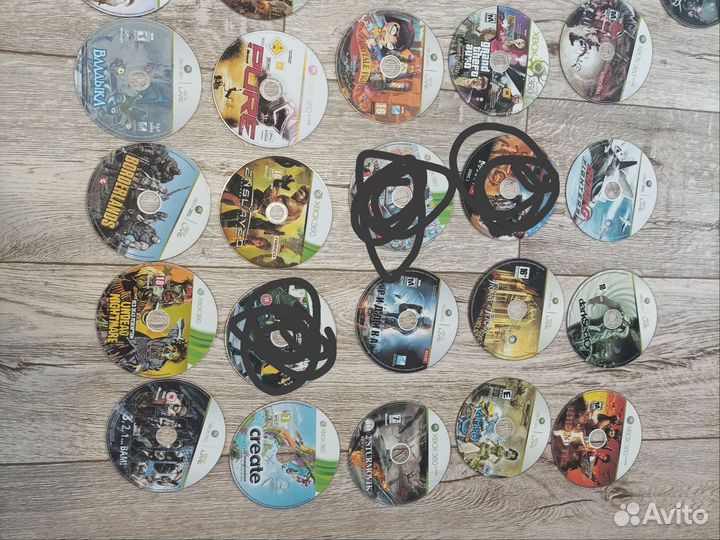 Диски на Xbox 360 прошитый