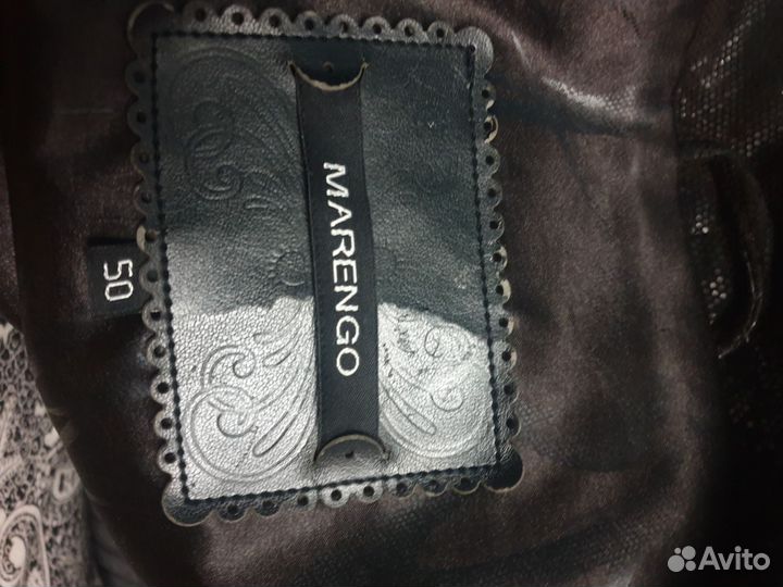 Куртка кожаная женская 56 размер