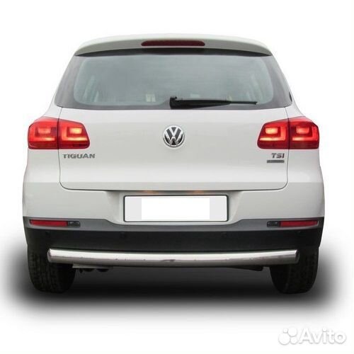 Защита заднего бампера Volkswagen tiguan (2011)