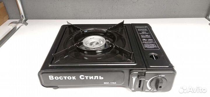 Плитка газовая туристическая в кейсе универсальная