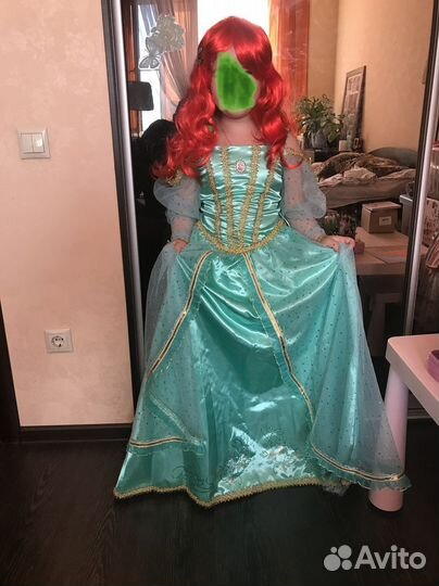 Карнавальный костюм для девочки (Русалочка Ариэль)