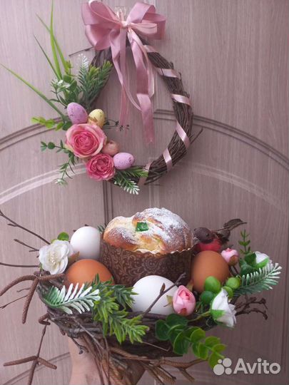 Пасхальные венки и гнездышко