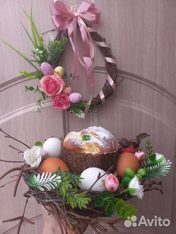 Пасхальные венки и гнездышко