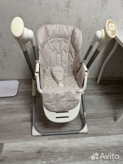 Стульчик для кормления 2в1 качеля