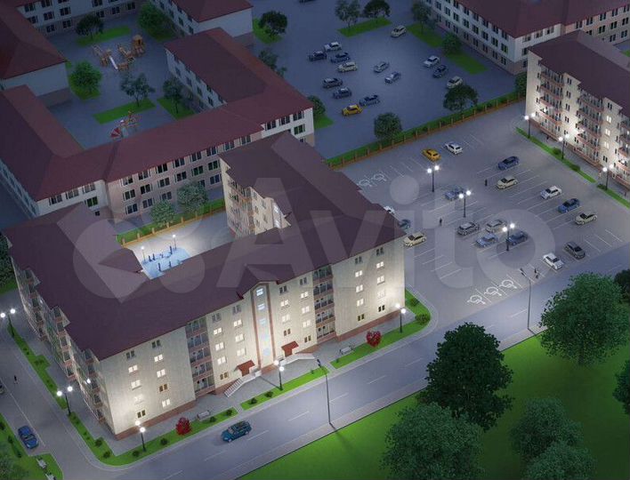 2-к. квартира, 57,4 м², 5/5 эт.