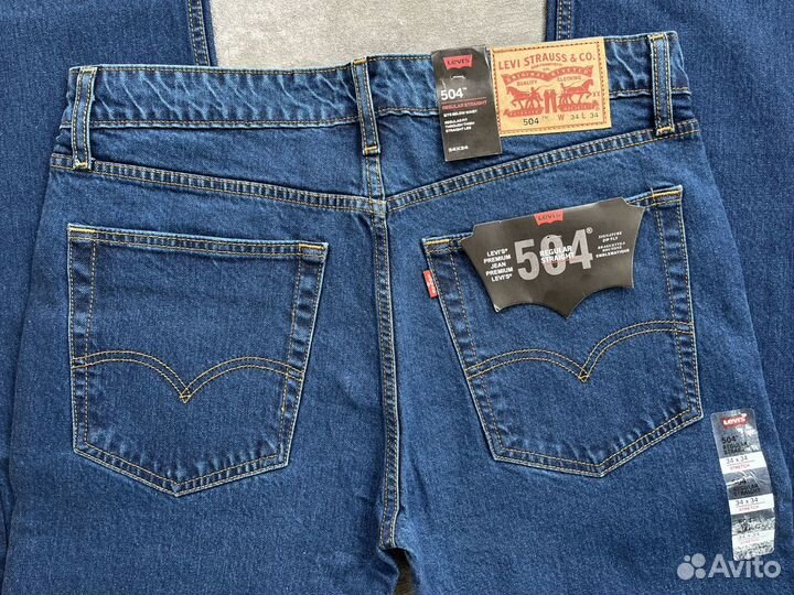 Levi's 504 Lux Denim Производство Пакистан Новые