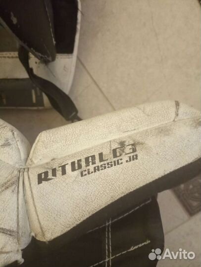 Вратарские щитки детские warrior