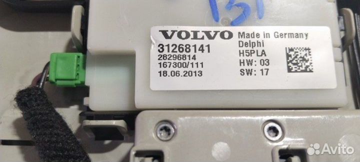Плафон подсветки салона Volvo V40 хетчбек B5204T9