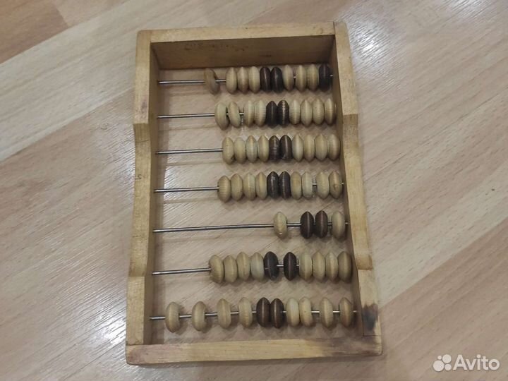 Счеты деревянные СССР маленькие