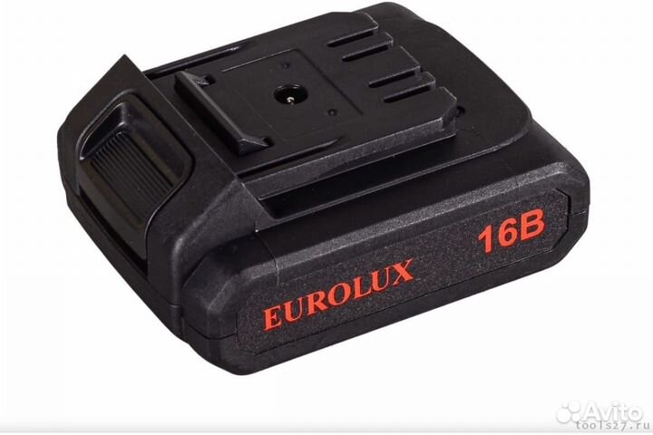 Дрель-шуруповерт Eurolux да-16/2Li