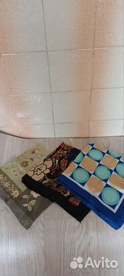 Шелковый платок шейный