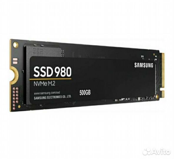 Новый SSD Samsung 980 500gb M.2, NVMe