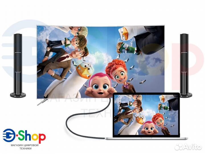 Кабель Type-C на Hdmi 4K Display Port