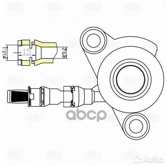 Муфта выкл. сцеп. для а/м Geely Emgrand X7 (13