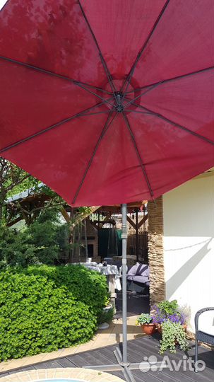 Зонт раскладной садовый механизмом