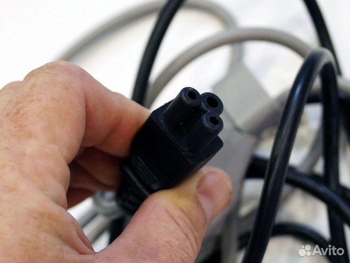 Провод транзит - блок питания - монитор. Питание п