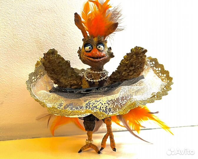 Ватные елочные игрушки