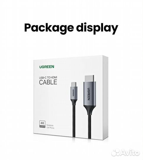 Видеокабель hdmi/USB Type-C