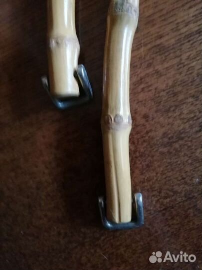 Винтажные бамбуковые ручки для сумки