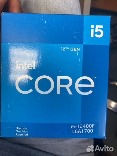 Процессор intel core i5 12400f oem новый