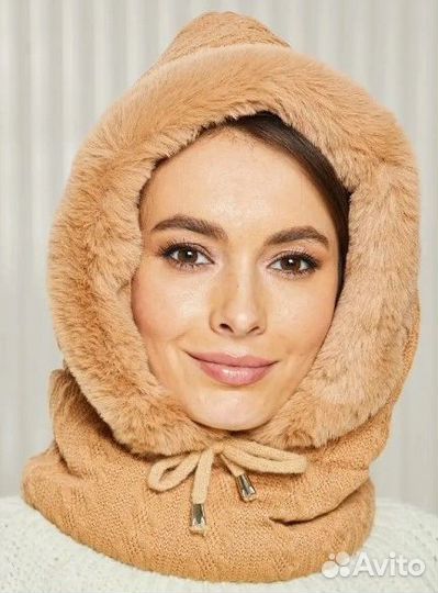 Капор капюшон женский