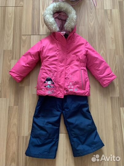 Зимний комбинезон для девочки 104