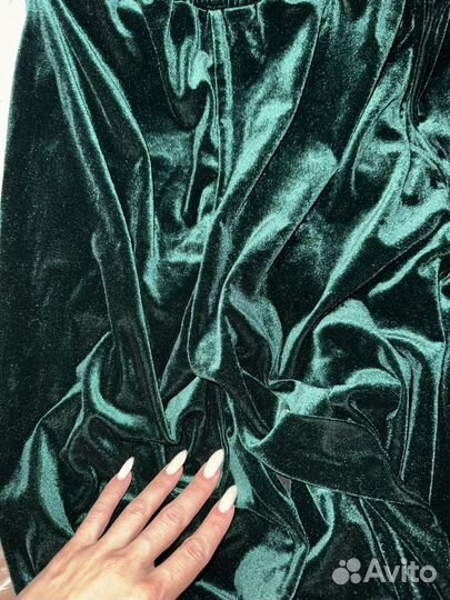 Боюки бархатные изумруд новые женские