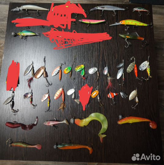 Блесны, воблеры, мухи