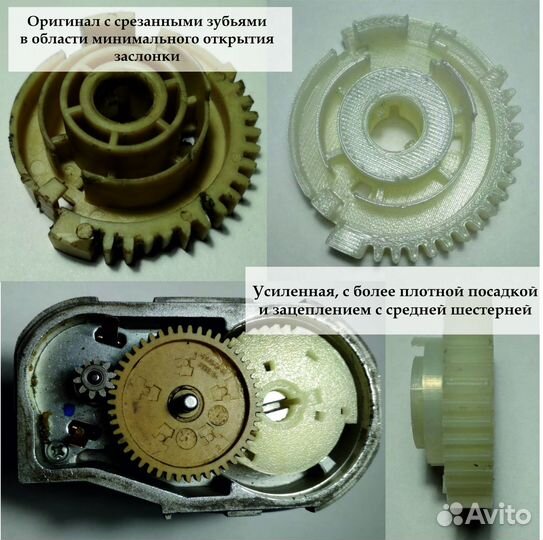 Усиленая шестерня дроссельной заслонки LADA Granta
