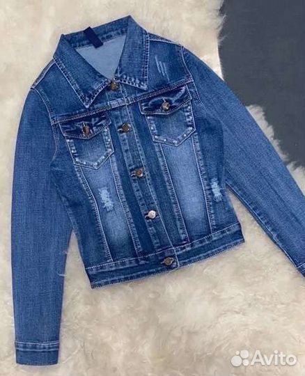 Джинсовая куртка для девочки
