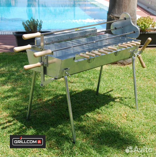 Мангал автоматический угольный