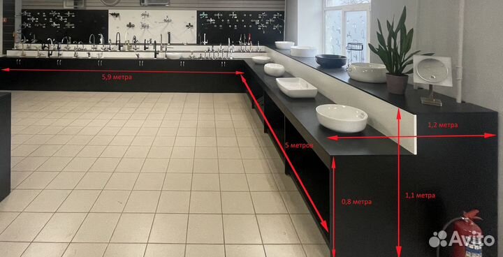 Стенды для выставки смесителей