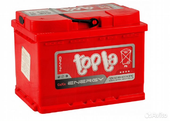 Акб Тоplа 60 А/ч о.п