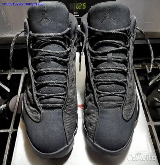 Кроссовки nike air jordan 13 black cat