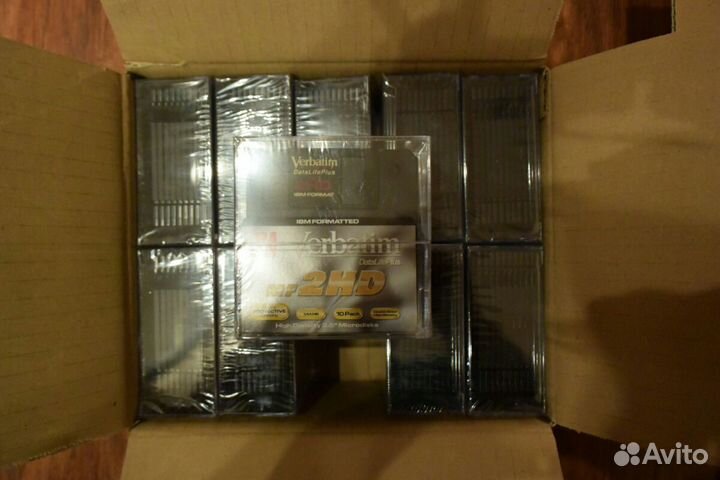 Дискеты verbatim новые (в прозрачных пластиковых к