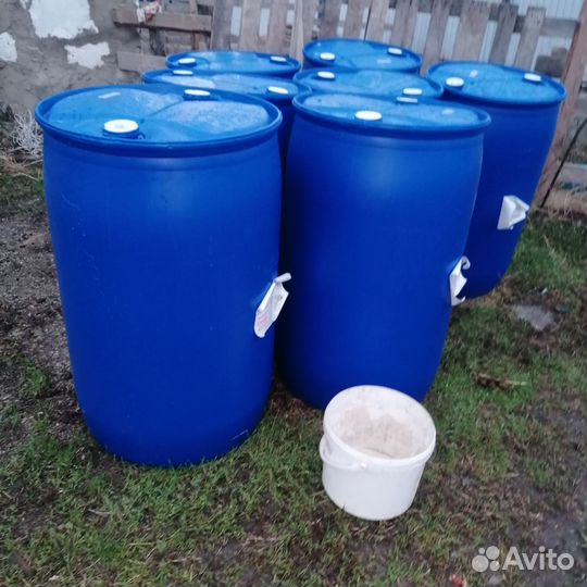 Бочка пластиковая 220 литров бу