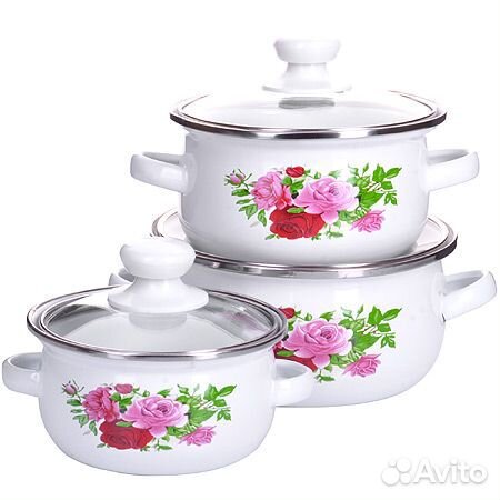 Набор кастрюль Mayer & Boch 30543 эмаль 6пр