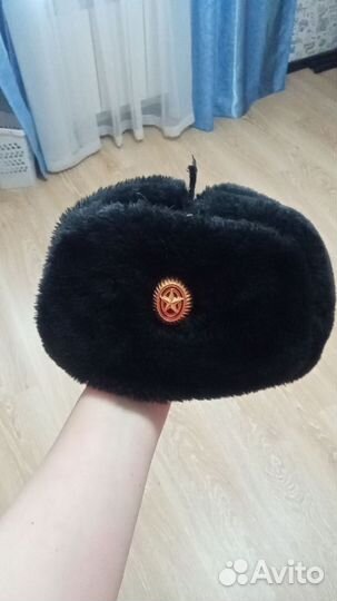 Шапка ушанка военная