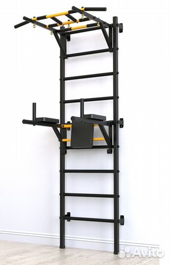 Шведская стенка X2 (с опорой на пол) - Турник Рук