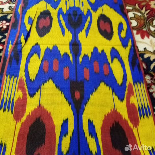 Узбекский шелк. Шелковый икат. ST028