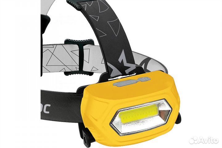 Космос Фонарь аккумуляторный налобный Li-Po, 3W