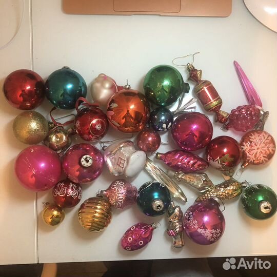 Елочные игрушки СССР одним лотом