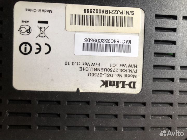 Adsl-модем D-link DSL-2750U