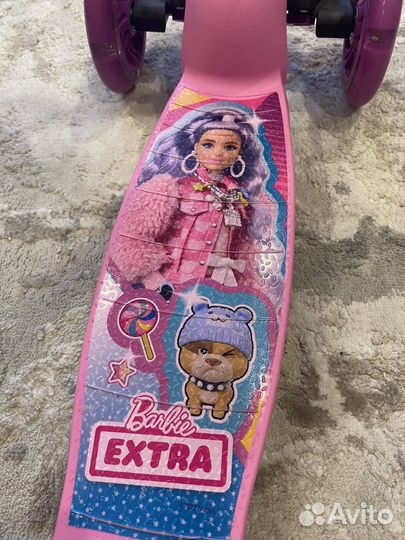 Самокат детский барби новый