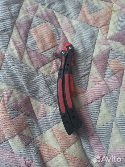 Нож standoff 2 бабочка деревянный